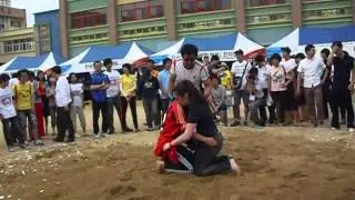 Waygookin vs. Korean in Ssireum Wrestling Match