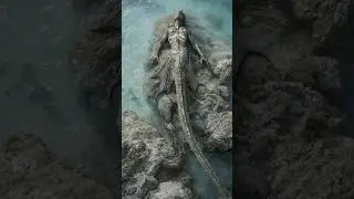Real Mermaid Caught on Drone Camera in Bahamas
