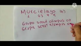 CLAVES SCOUT MURCIELAGO Y 7 CRUCES