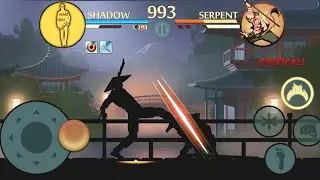 Shadow fight 2🔥Super Kick Shadow Fight with😱Serpent😈moments Gamplay