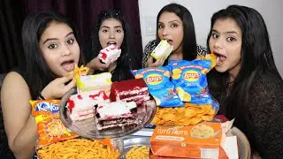 Kurkure, Lays, Pastry and Ice Cream Eating Challenge | Food Challenge