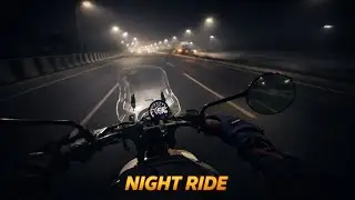 Solo Night Bike Ride | Silent Roads, Pure Riding