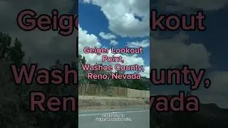 Geiger Lookout Point, Washoe County, Nevada #touristattraction #renonevada #Reno #Nevada