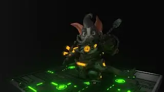 Wildstar. Chua-warrior with textures