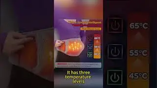 3-Temp Heating Belt: Warm Uterus & Hands at Once! 🔥