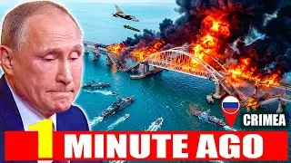Ukraine Drone Attack Waits for Russian Convoys on Crimea Bridge - Logistics Lifeline Destroyed