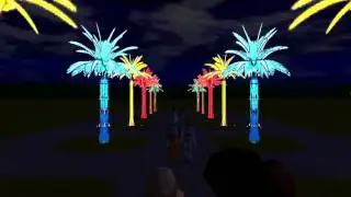 NEON PALM TREES