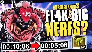 IS THE NEW FL4K NERF TOO MUCH? | Borderlands 3 New Update Cripples Crit Build.....Again!