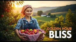 Village Life | A farm girl's morning harvest at the fruit farm in countryside | Giant Farm Wonders