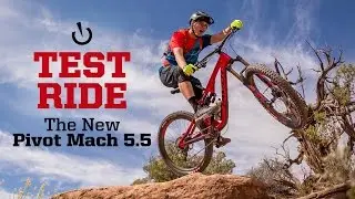 Ripping the 2018 Pivot Mach 5.5 Trail Bike on Captain Ahab in Moab