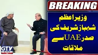 Prime Minister Shehbaz Sharif Meets UAE President | PAK UAE Relations | Breaking News