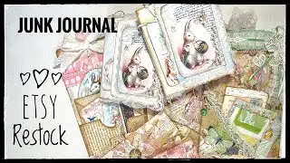 Junk Journal - Etsy Restock!