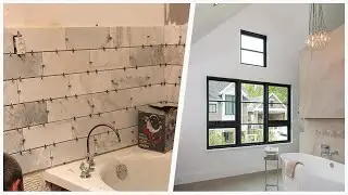 75 Cement Tile Floor Bathroom With A Hot Tub Design Ideas You'll Love 🌈