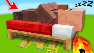 VILLAGER WURDE RIESIG IN MINECRAFT UND DOMINIERTE ALLES!