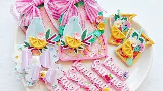 Summer Embellishments + Scrap Diva Designs