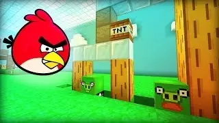 Minecraft ANGRY BIRDS