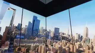 Elevator going down from The Edge, Hudson Yard, Manhattan, New York City 2022