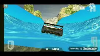 Frozen water slide car racing gameplay# part 1