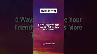 5 Ways They Prove Your Friendship Matters More Than Words! #shorts