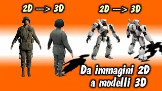 Modelli 3D da immagini 2D / Intelligenza Artificiale