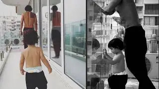 Arjun Rampal has a twinning moment with son Arik Rampal