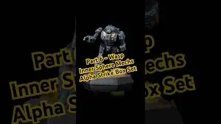 Part 6 Wasp. Review of Inner Sphere Mechs in the Alpha Strike Box Set. #battletech #wasp #miniature