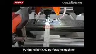 PU timing belt CNC perforating machine 500mm