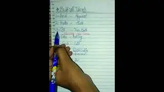 medical terminology part6👩&zwj;⚕️📚💉 #medicalterms#medicalshorts#Nursinglecture