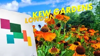 Travelling around the world and drawing landmarks: Kew Gardens, London
