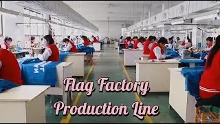 Our Big and Professional Flag Factory in China