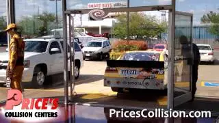 Kyle Busch #18 M&M NASCAR Parking at Price's Collision, Madison TN