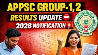 APPSC GROUP-1,2 RESULTS UPDATE 2026|APPSC JOB CALENDAR UPDATE 2026| APPSC GROUP-1 EXAM