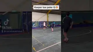 Keeper toe poke ⚽️🔥