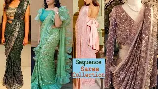 latest sequence sequin saree Collection | #2023 #sareecollection #sequencesaree #sequinsaree #trend