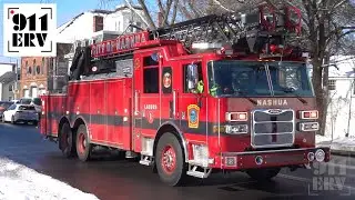 Nashua Fire Truck Responding | NEW Ladder 1