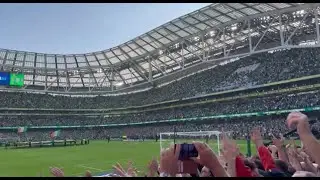 England national team supporters in Dublin: 3.000 of them descended Aviva stadium - 7/9/2024
