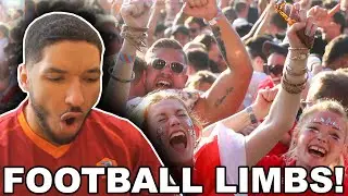 American Reacts to WHY FOOTBALL NEEDS FANS BACK!! *Best Football Limbs Celebrations*