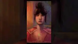 Ailine the Sorceress- Fantasy Character Painting