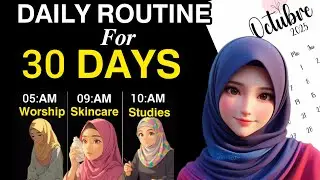 5AM Islamic Daily ROUTINE for Muslimah That Actually Works ( my secret routine)