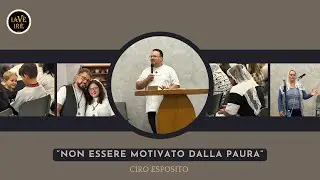 Non essere motivato dalla paura - Ciro Esposito