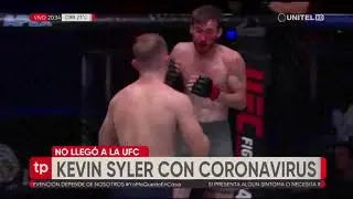Kevin Syler con Covid-19, no pudo llegar a la UFC