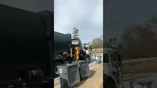 Fast new way #automobile #wastemanagement #garbagetruck #mack #shorts