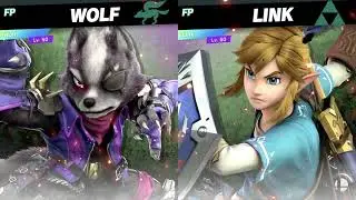 Super Smash Bros Ultimate Amiibo Fights  &ndash; Wolf vs the World #3 Wolf vs Link