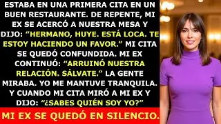 Mi Ex Apareció En Mi Cita Y Le Dijo: “Está Loca, Te Estoy Salvando” — Pero Cuando Supo La Verdad…