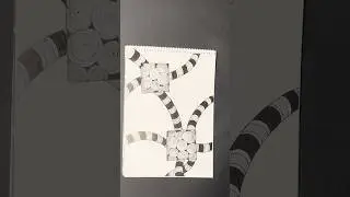 Simple Doodle ASMR Tutorial | Satisfying Production Line Drawing &ndash; Day 19