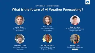 The Future of AI Weather Forecasting Panel - SF Climate Week 2025