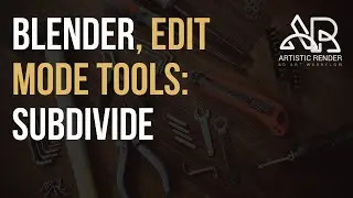 Blender - Subdivide, edit mode tool explained