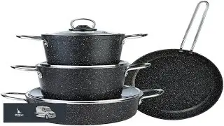 7 Pcs Set Cookware Set Saucepan Cooking Pot and Pan Set Non St?ck Stainless