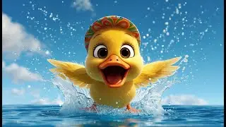 Quack Quack Duck Song 🦆💦 | Splash Splash Baby Duck | Fun Kids Song | 3D Cartoon
