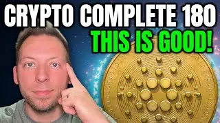 CARDANO ADA - CRYPTO DOES A COMPLETE 180!!! THIS IS GOOD!